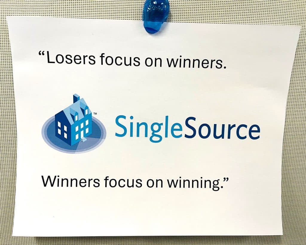 Losers focus on winners. Winners focus on winning, quote